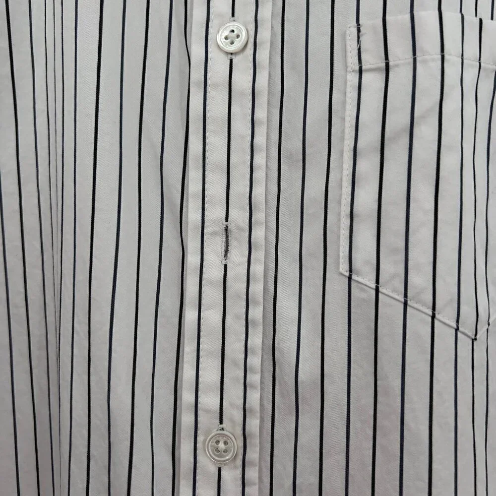 Equipment Striped Back /White Button Down Maxi Shirt Dress XS - Picture 7 of 15